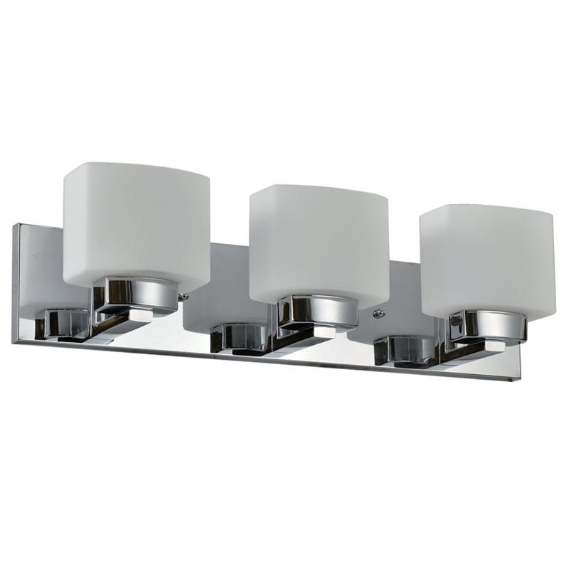 Design House 3-Light Dove Creek Vanity Light in Polished Chrome