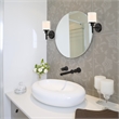 Design House Aubrey Wall Light in Matte Black