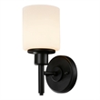 Design House Aubrey Wall Light in Matte Black