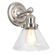 Design House Augustin Wall Light in Satin Nickel