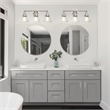 Design House 3-Light Augustin Vanity Light in Satin Nickel