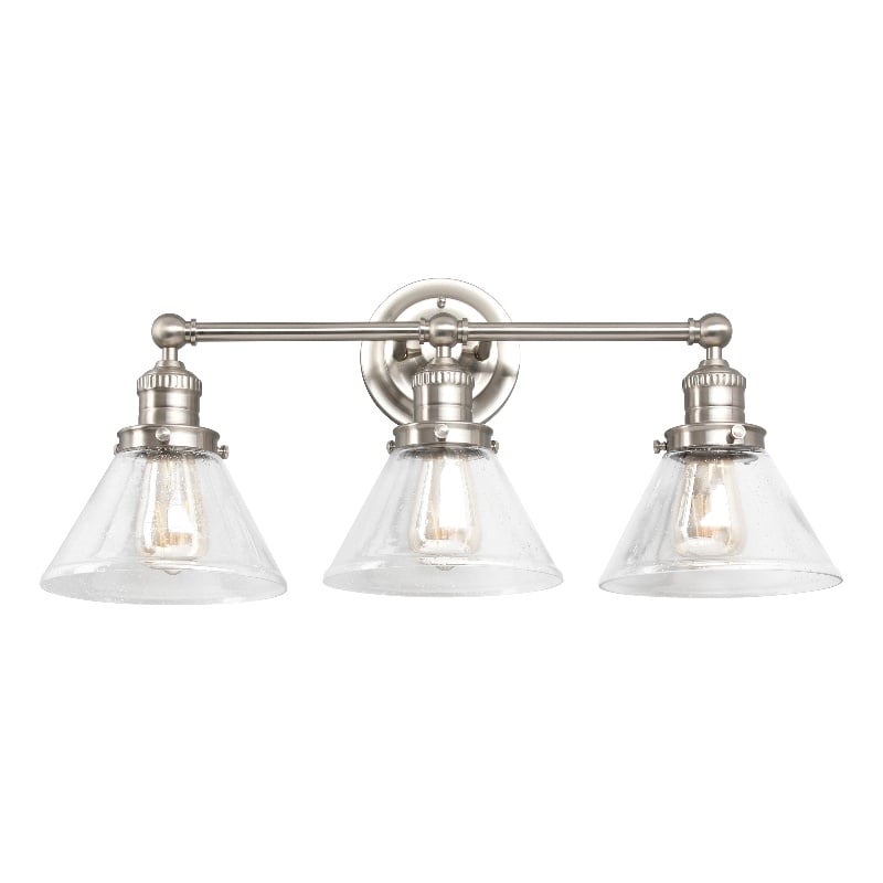Design House 3-Light Augustin Vanity Light in Satin Nickel