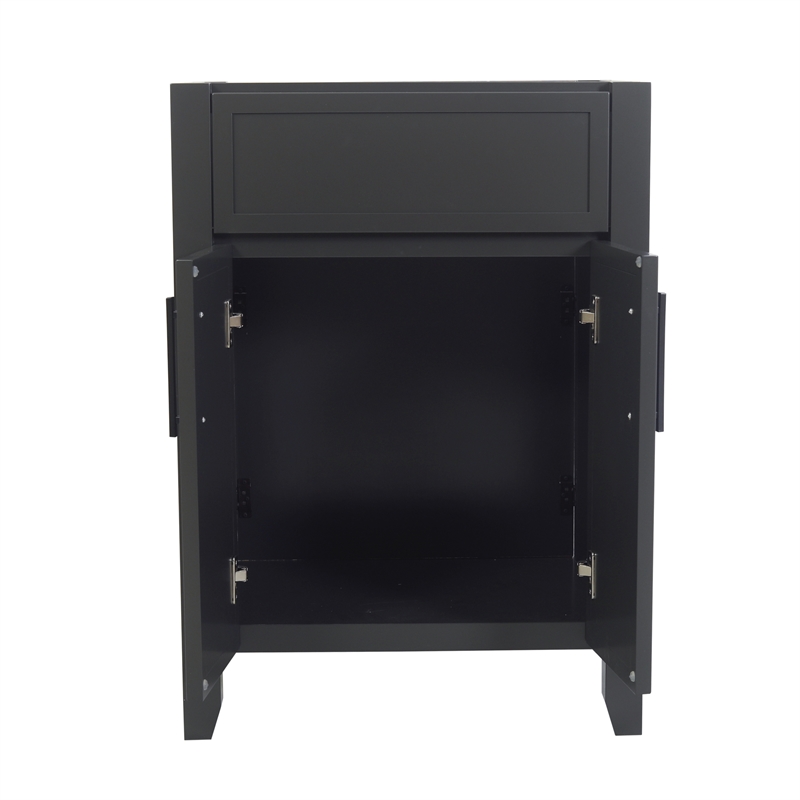 Design House Dawson 2 Door Iron Ore Bathroom Vanity in Dark Gray