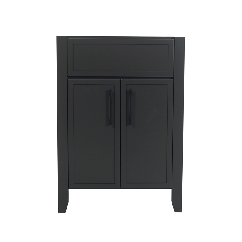 Design House Dawson 2 Door Iron Ore Bathroom Vanity in Dark Gray