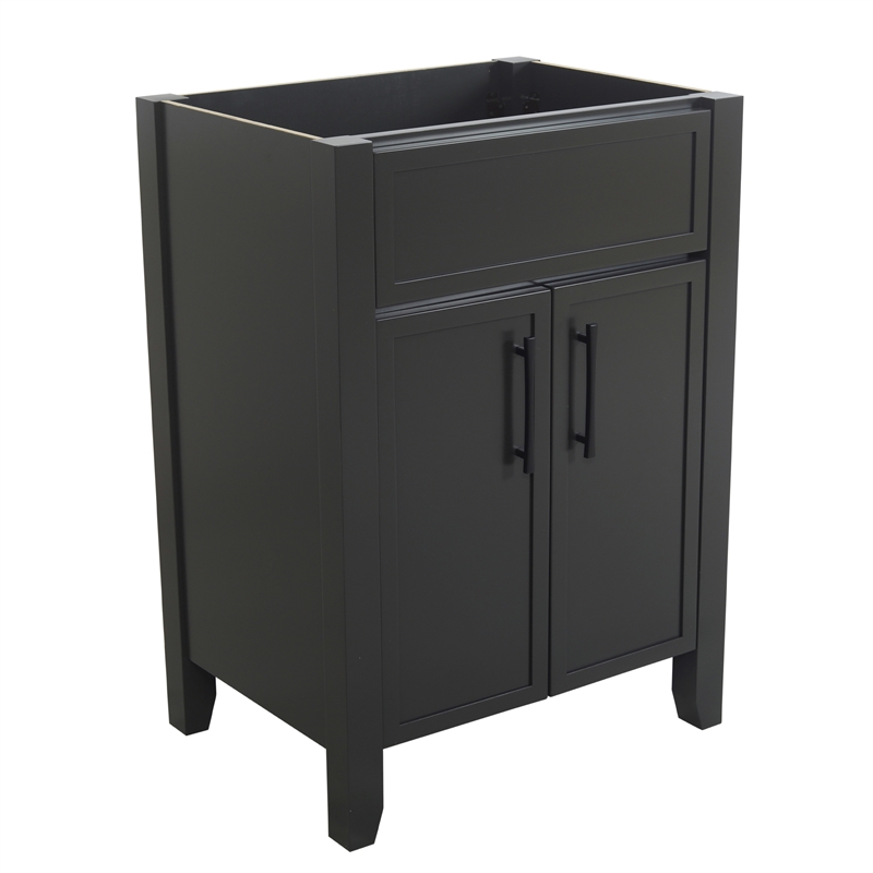 Design House Dawson 2 Door Iron Ore Bathroom Vanity in Dark Gray