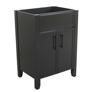 Design House Dawson 2 Door Iron Ore Bathroom Vanity in Dark Gray
