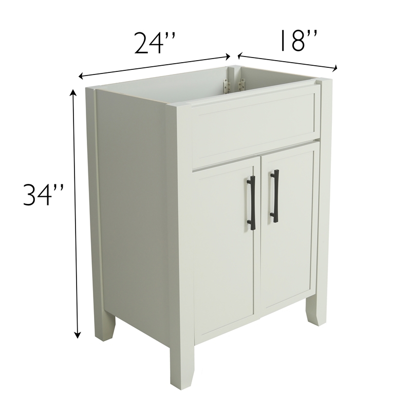 Design House Dawson On the Rocks Bathroom Vanity Cabinet in Light Gray