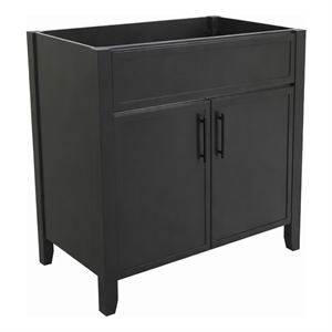 Design House Dawson Iron Ore Bathroom Vanity Cabinet in Dark Gray