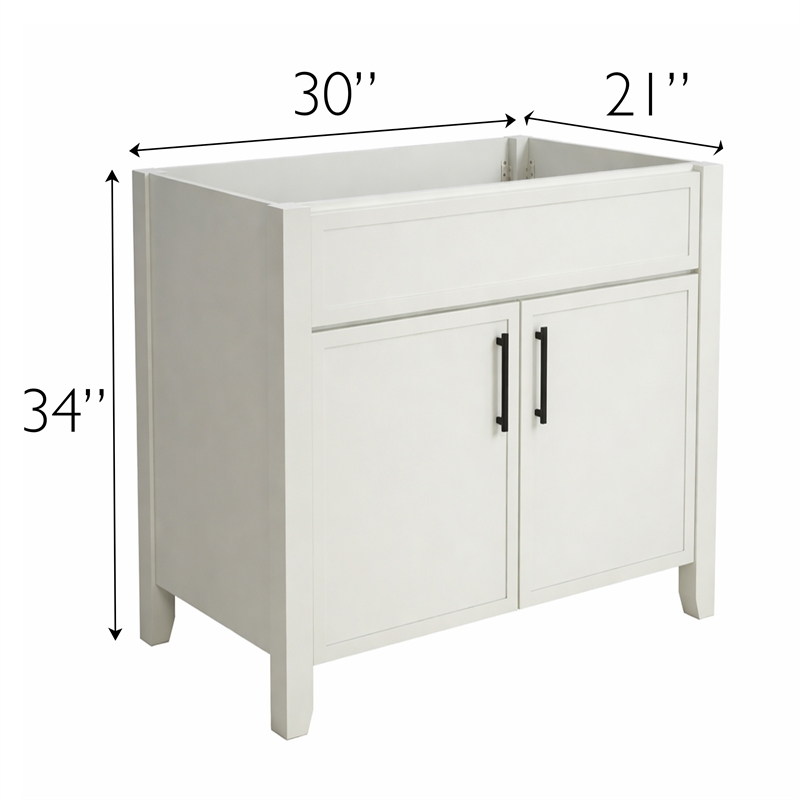 Design House Dawson  On the Rocks  Vanity Cabinet in Light Gray