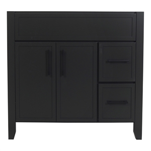 Design House Dawson  Iron Ore Bathroom Vanity Cabinet in Dark Gray