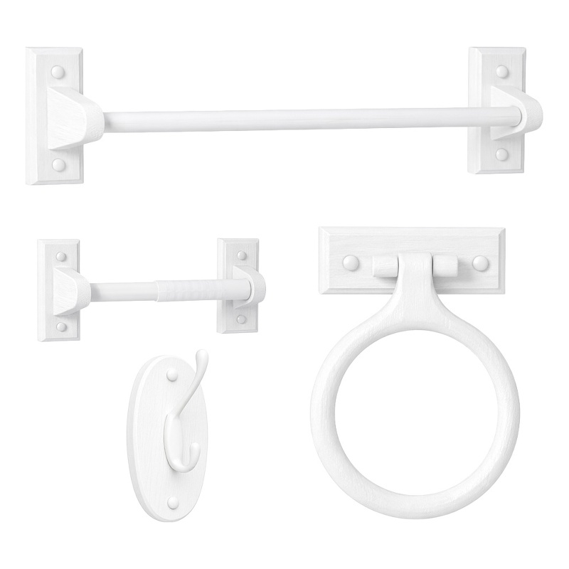 Design House Dalton 4-Piece Bath Set with 24