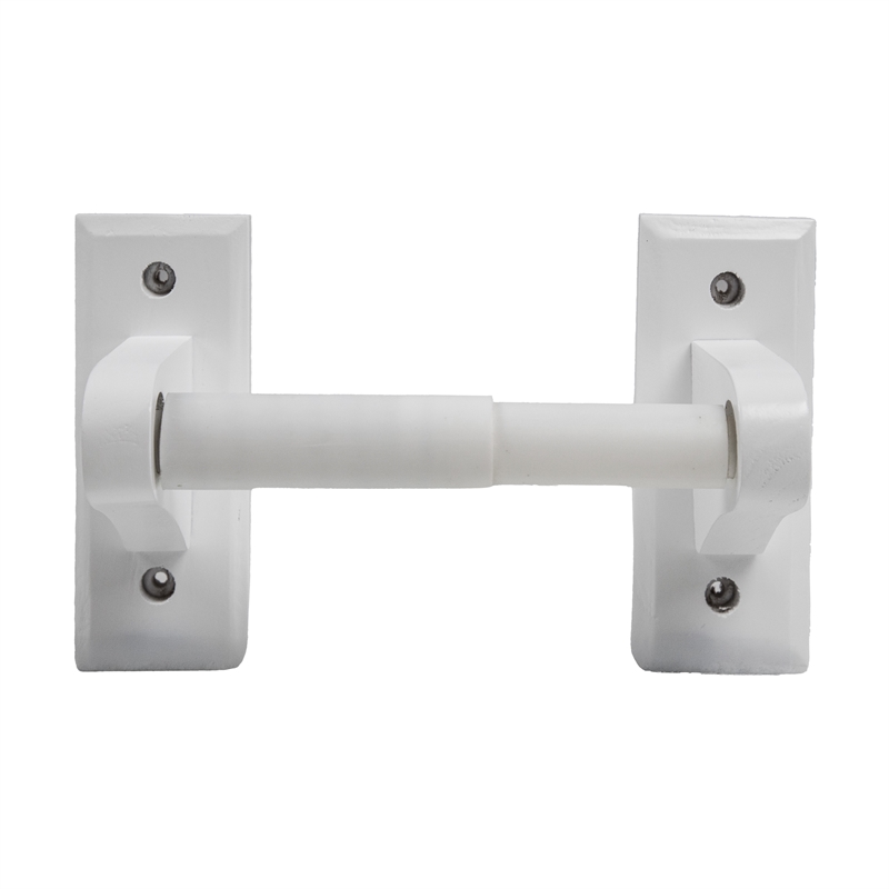 Design House Dalton Wall-Mount Toilet Paper Holder in White