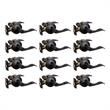 Design House Stratford Privacy Door Lever in Matte Black (12 Pack)