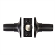 Design House Stratford Passage Door Lever in Matte Black (6 Pack)