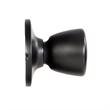Design House Terrace Dummy Door Knob in Matte Black (6 Pack)