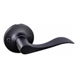 Design House Stratford Right-Hand Dummy Door Lever in Matte Black