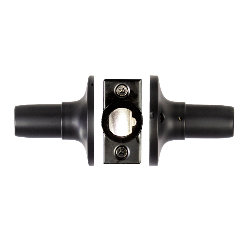 Design House Stratford Keyed Entry Door Lever in Matte Black (ANSI Grade 3)