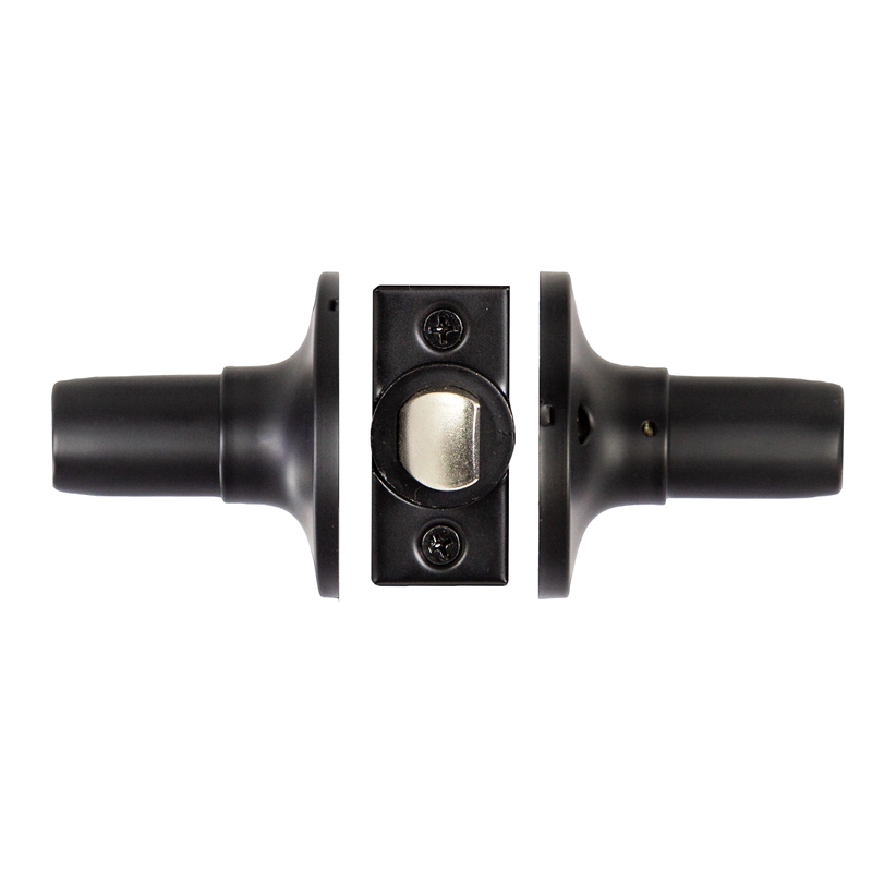 Design House Stratford Passage Hall and Closet Door Lever in Matte Black