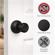 Design House Terrace Dummy Door Knob in Matte Black
