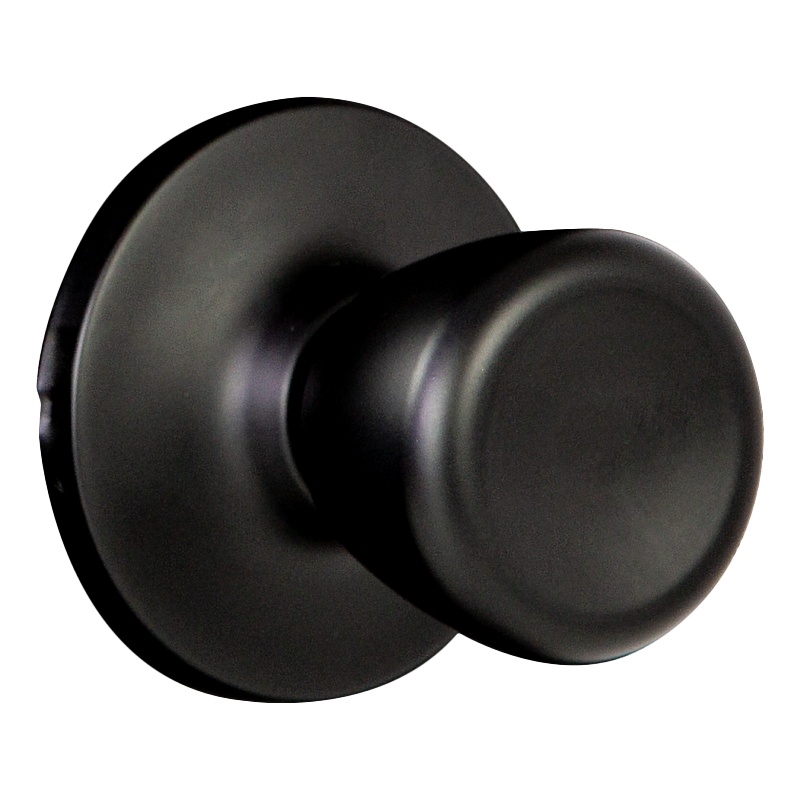 Design House Terrace Dummy Door Knob in Matte Black