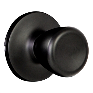 Design House Terrace Dummy Door Knob in Matte Black
