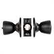 Design House Terrace Keyed Entry Door Knob in Matte Black