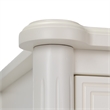Design House Oxford End Table with Drawers in Antique White
