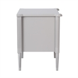 Design House Oxford End Table with Drawers in Gray