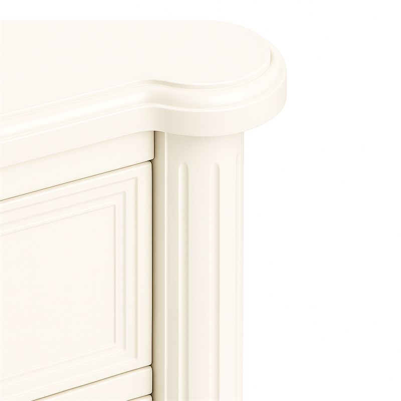 Design House Oxford Chest with Drawers in Antique White
