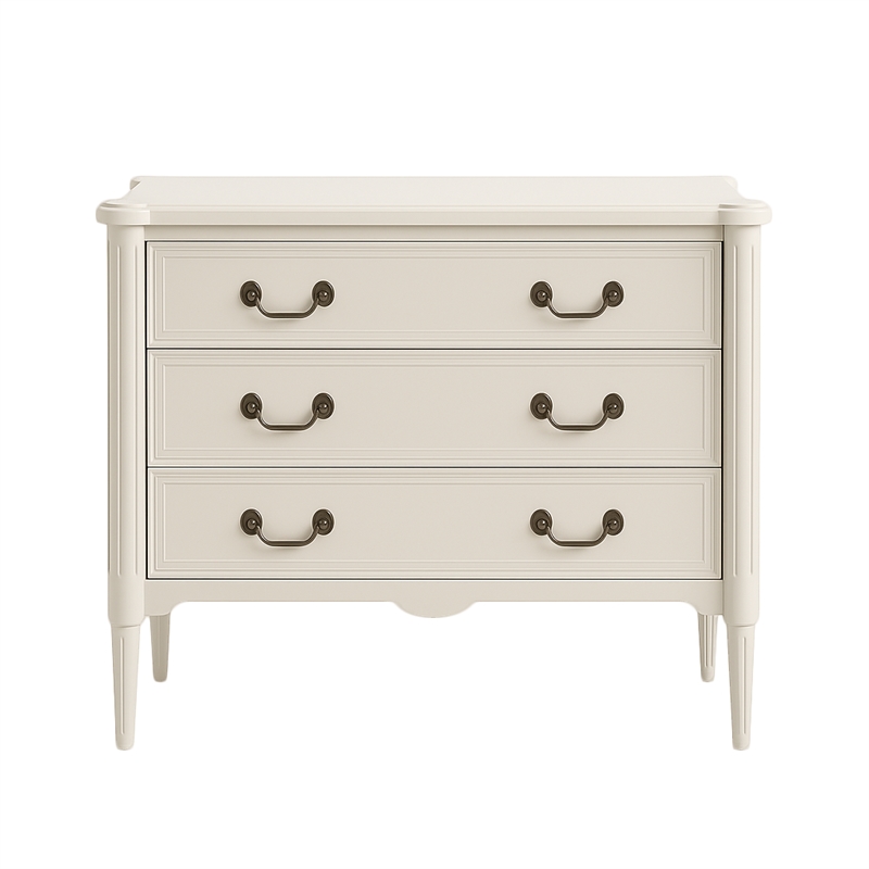 Design House Oxford Chest with Drawers in Antique White