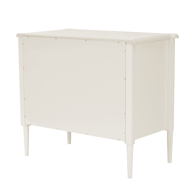Design House Oxford Chest with Drawers in Antique White