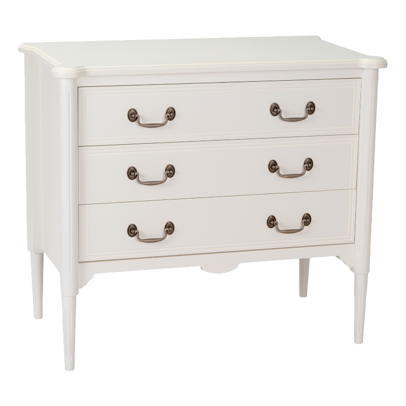 Design House Oxford Chest with Drawers in Antique White