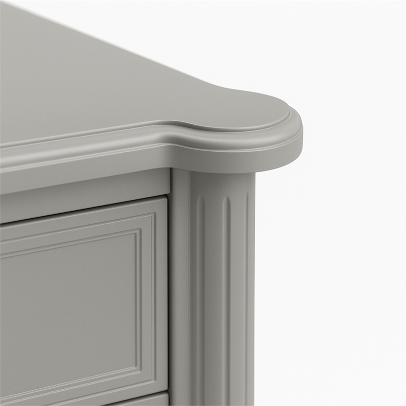 Design House Oxford Chest with Drawers in Gray