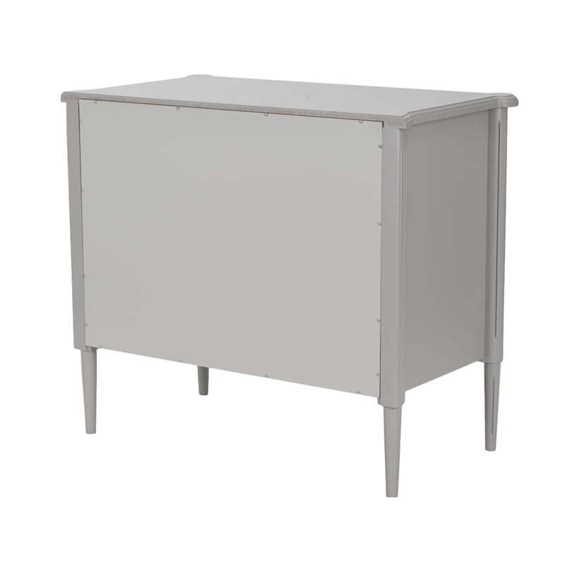 Design House Oxford Chest with Drawers in Gray