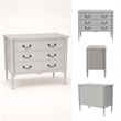 Design House Oxford Chest with Drawers in Gray