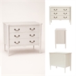 Design House Oxford End Table and Chest Set in Antique White