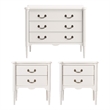 Design House Oxford Set in Antique White (3 Piece)
