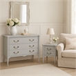 Design House Oxford End Table and Chest Set in Gray