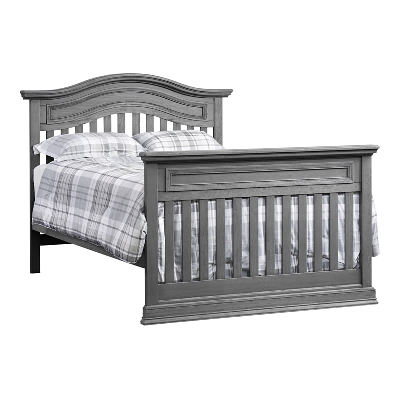 Oxford Baby Glenbrook Wood Full Bed Conversion Kit in Graphite Gray Finish