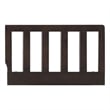 Oxford Baby Lazio Modern Wood Toddler Guard Rail in Espresso Finish