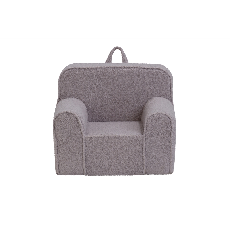 Kuddlez Kids Foam Chair Soft Gray
