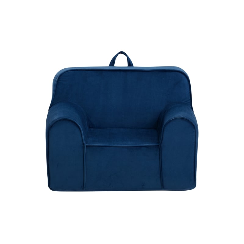 Kuddlez Kids Foam Chair Grande Size Blue