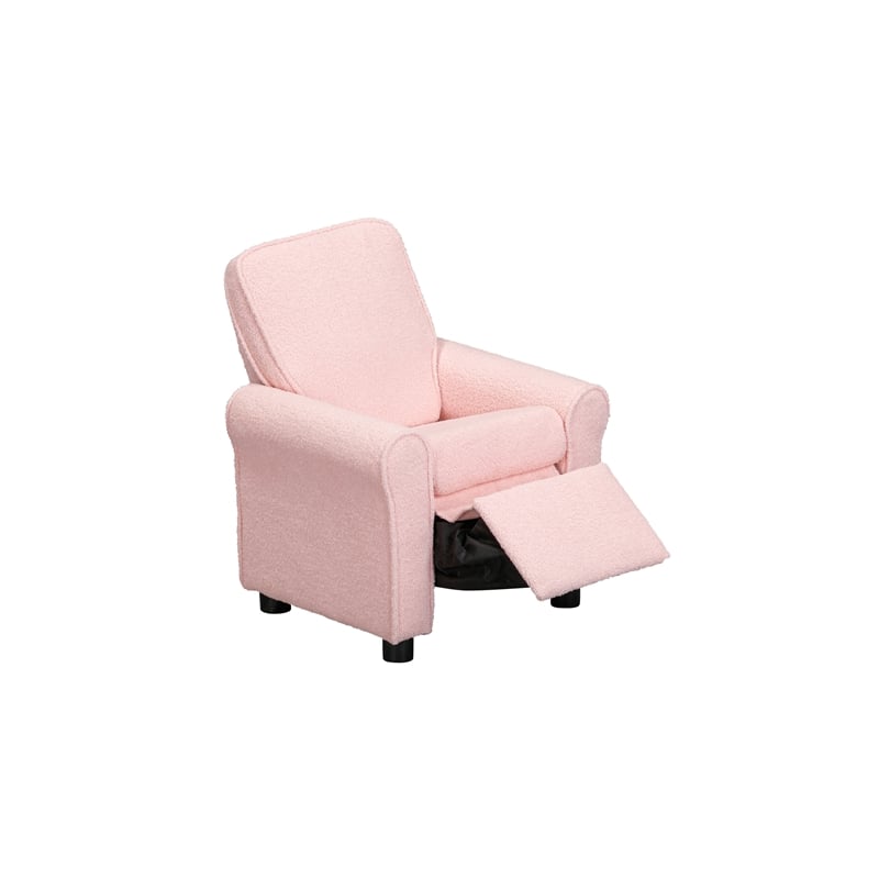Jordan Kids Recliner in Wooly Pink