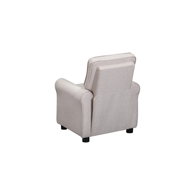 Jordan Kids Recliner in Greige