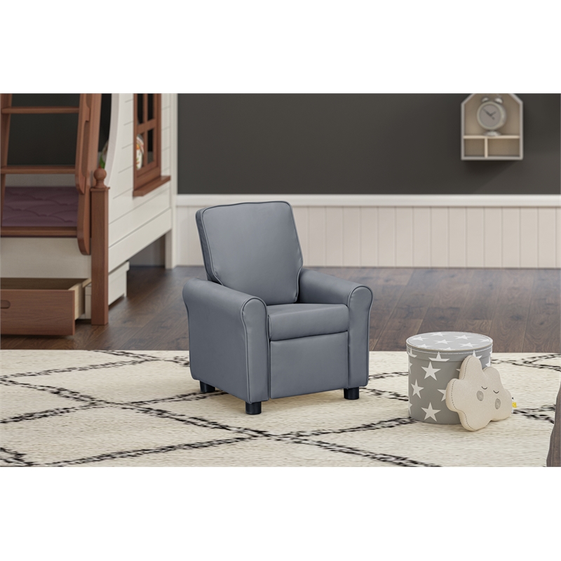 Jordan Kids Recliner in Vegan Leather Mink