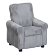 Jordan Kids Recliner Soft Gray Cords
