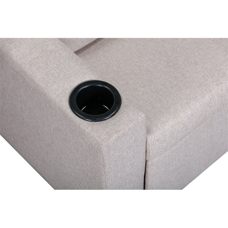Oakley Kids Recliner in Greige