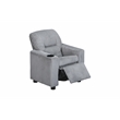 Oakley Kids Recliner in Soft Gray Cords