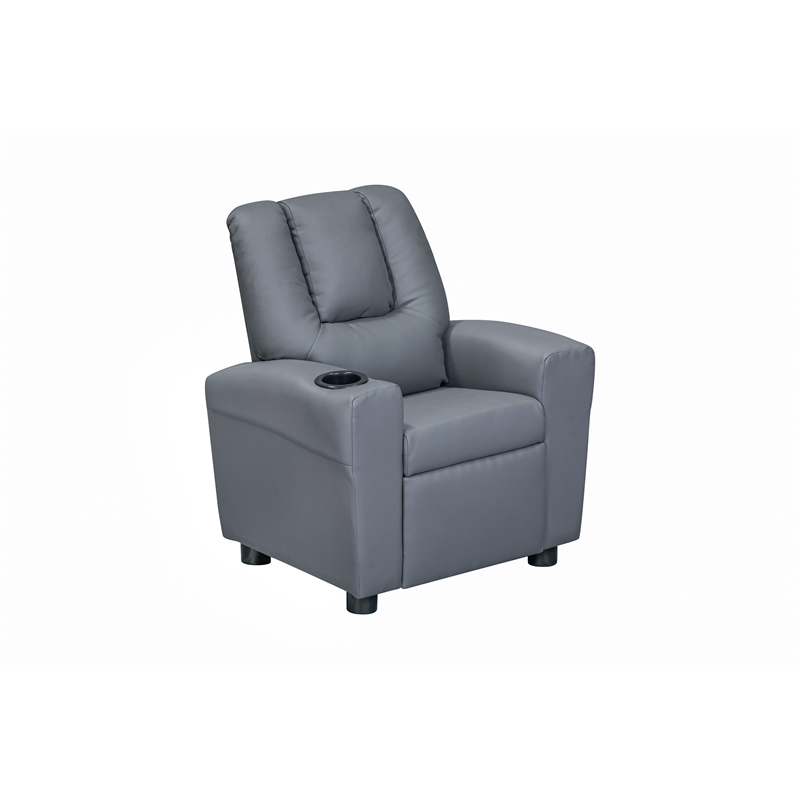 Chase Kids Recliner in Vegan Leather Mink