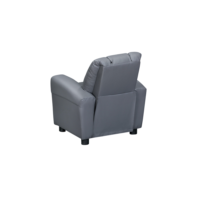 Chase Kids Recliner in Vegan Leather Mink